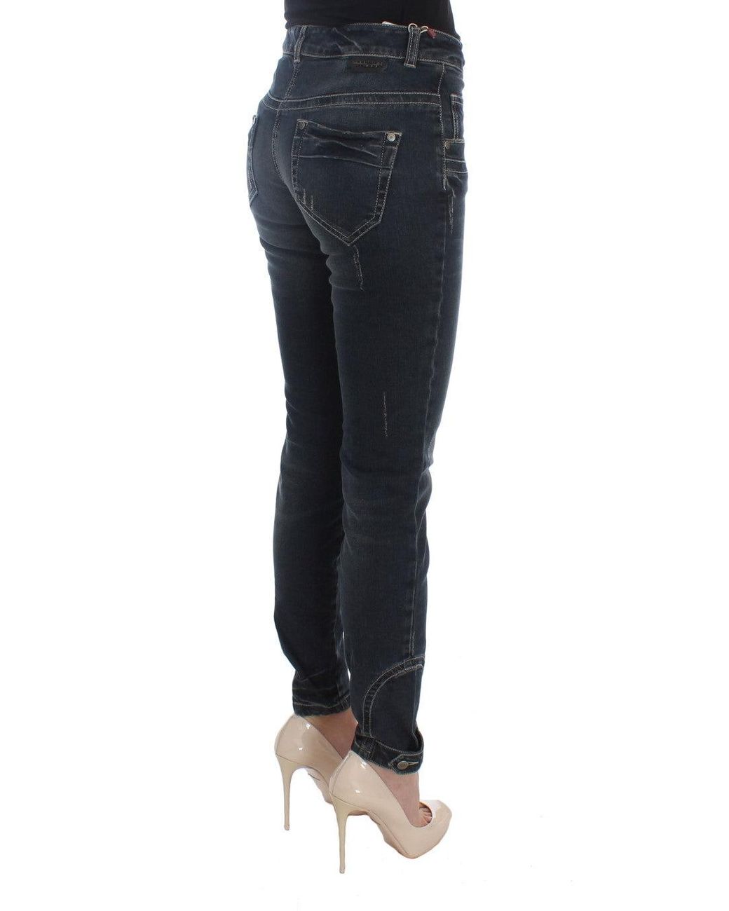 Ermanno Scervino Blue Chic Slim Fit Italian Jean