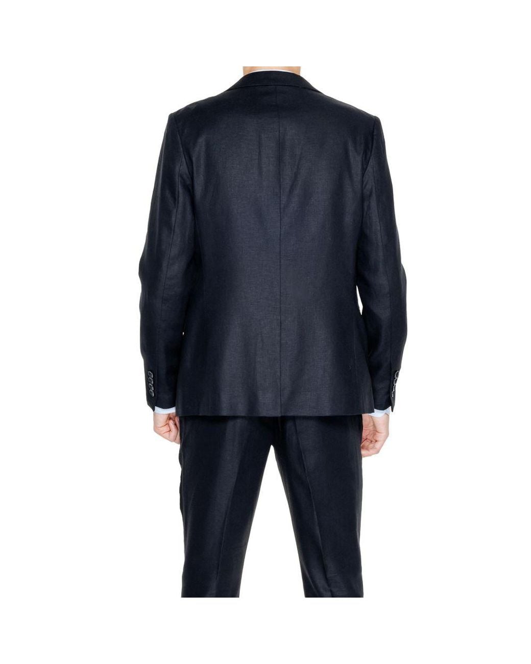 Antony Morato Blue Linen Suit for men