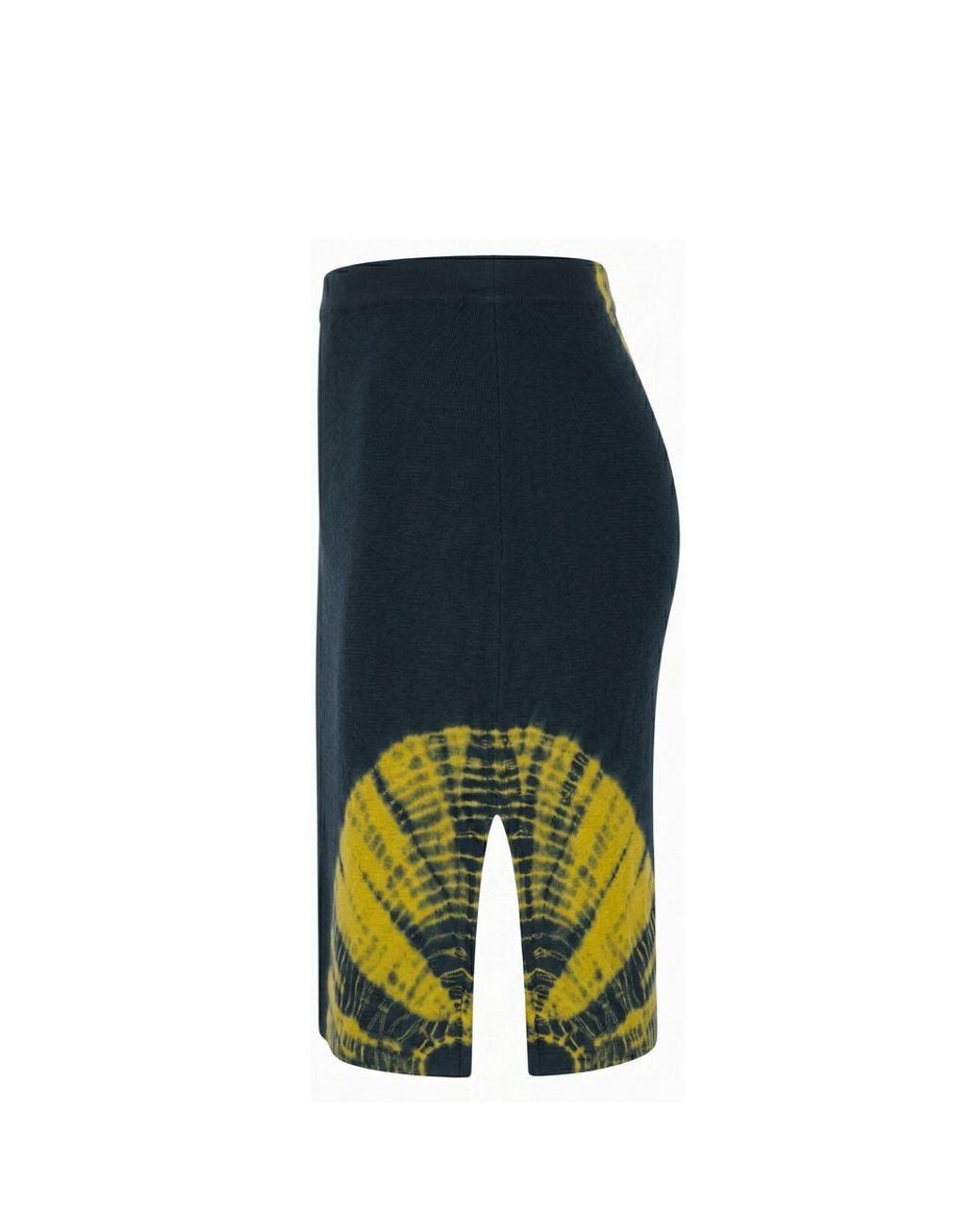 Malo Blue Yellow Cotton Skirt