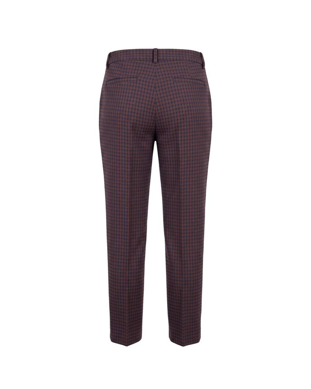 Baldinini Purple Red Polyester Pant