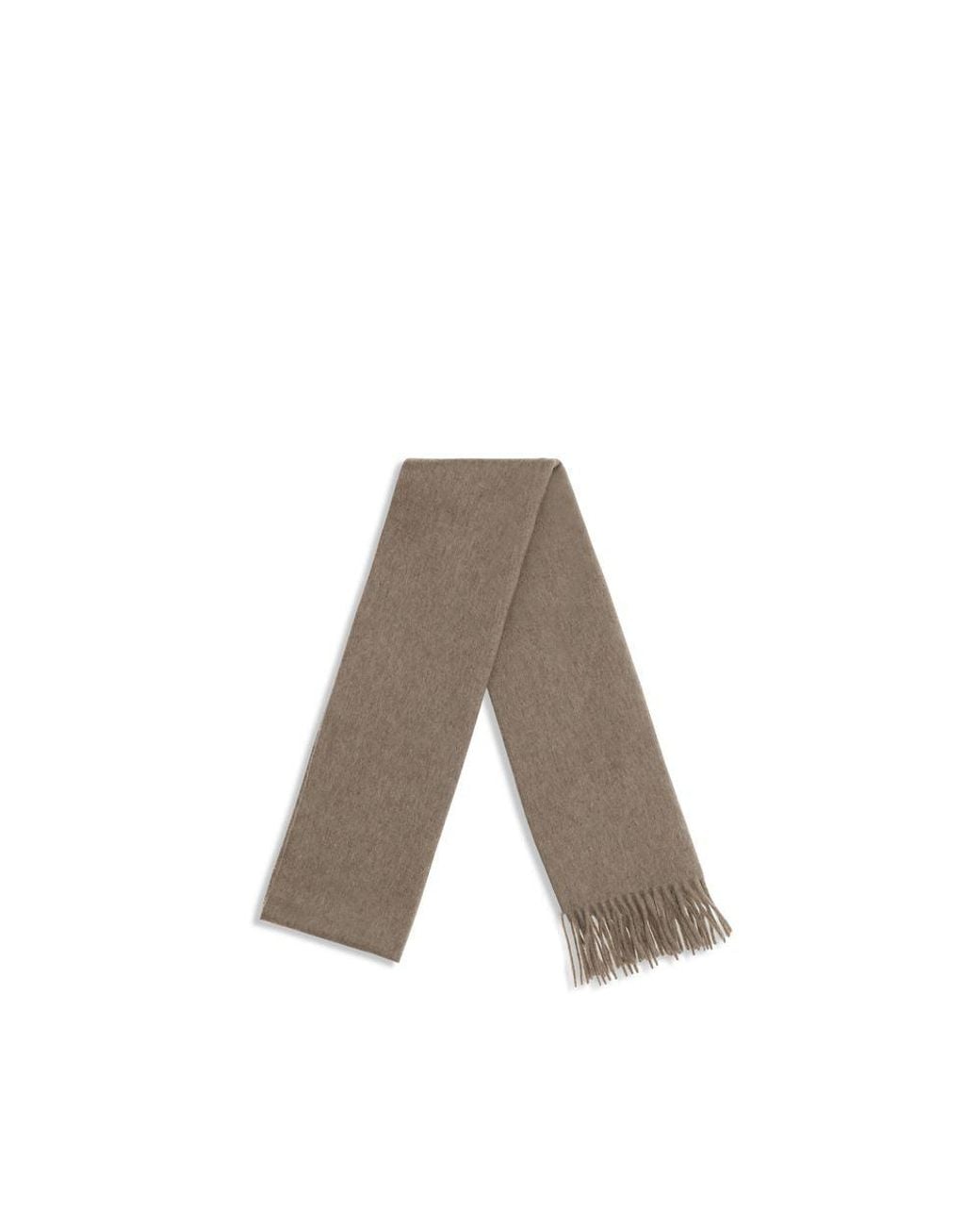 Max Mara Brown Beige Cashmere Scarf