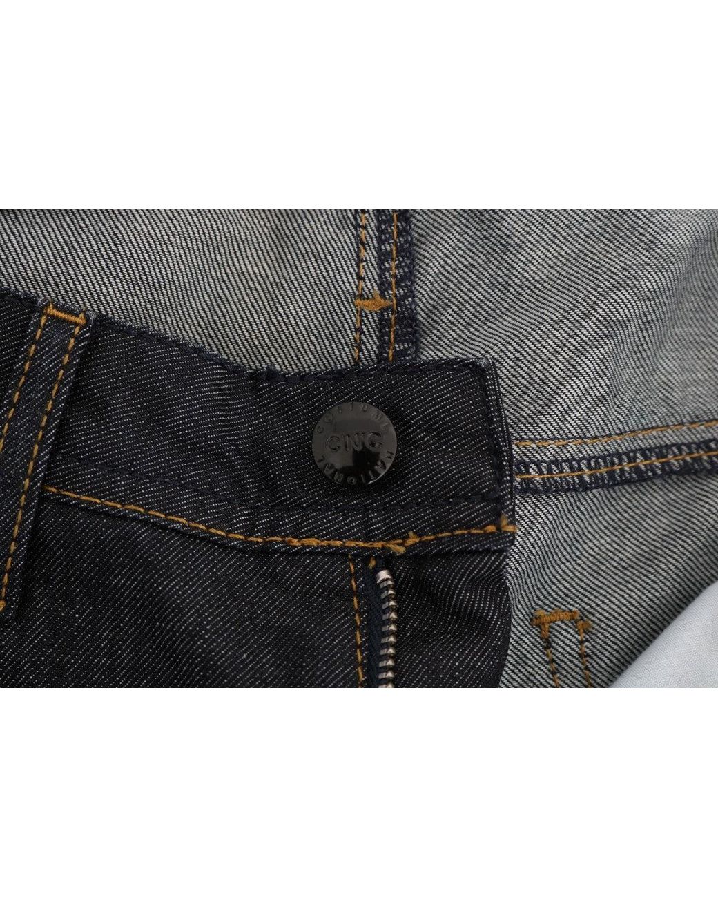 CoSTUME NATIONAL Black Dark Cotton Classic Fit Jeans