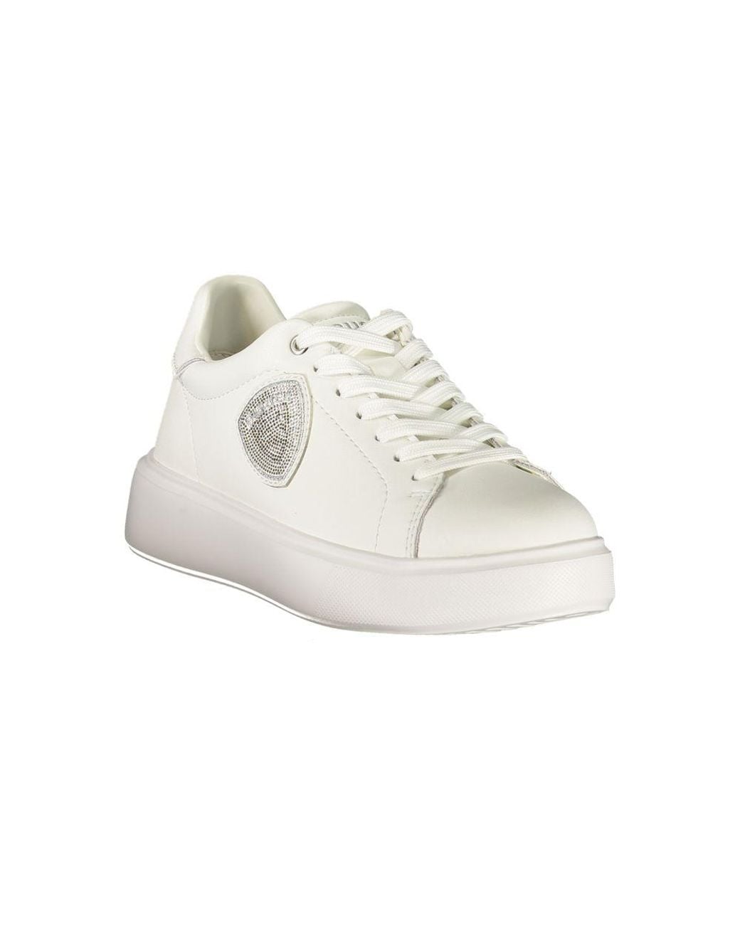 Blauer White Bianco Leather S Sneaker