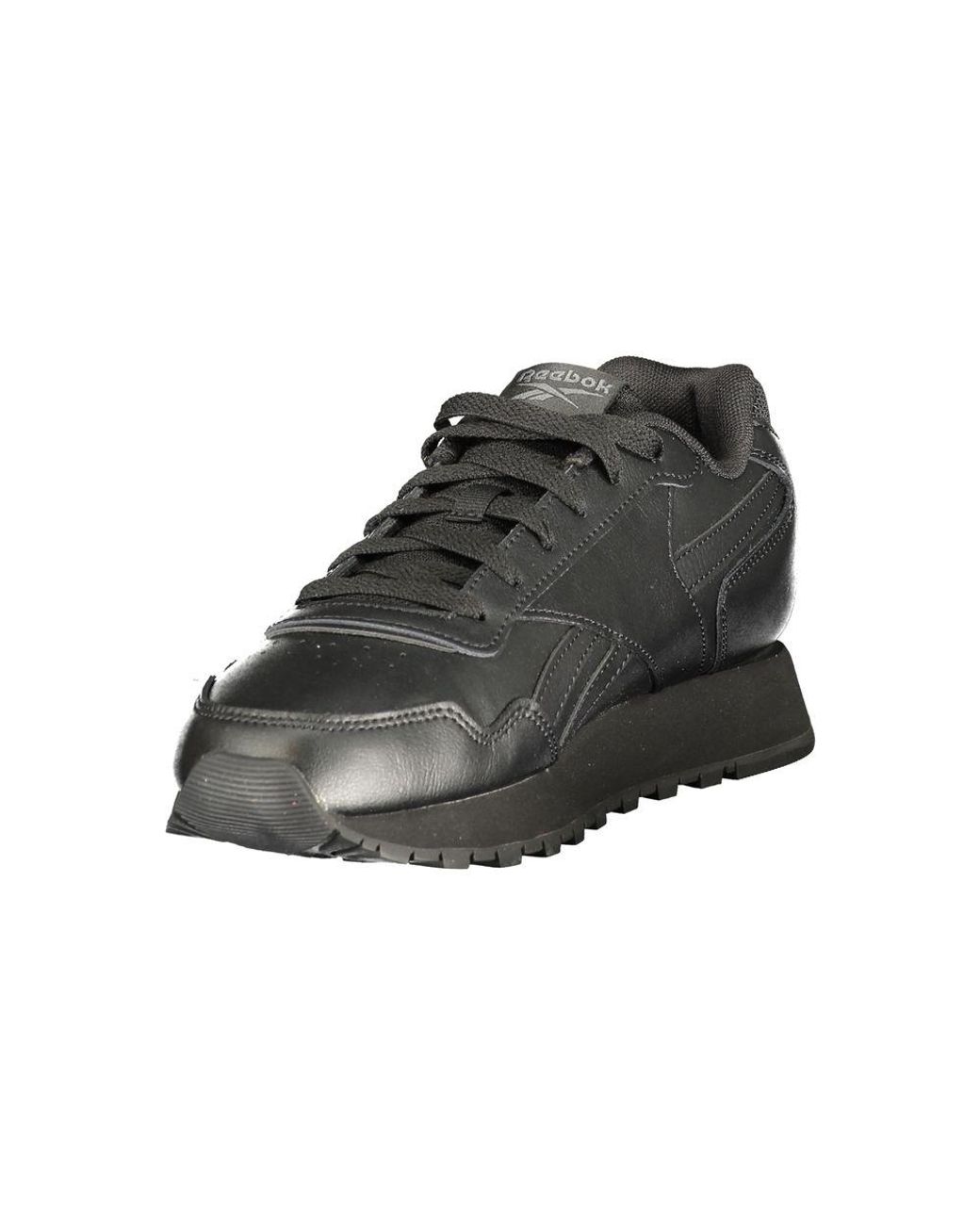 Reebok Gray Black Polyurethane Men's Sneaker for men