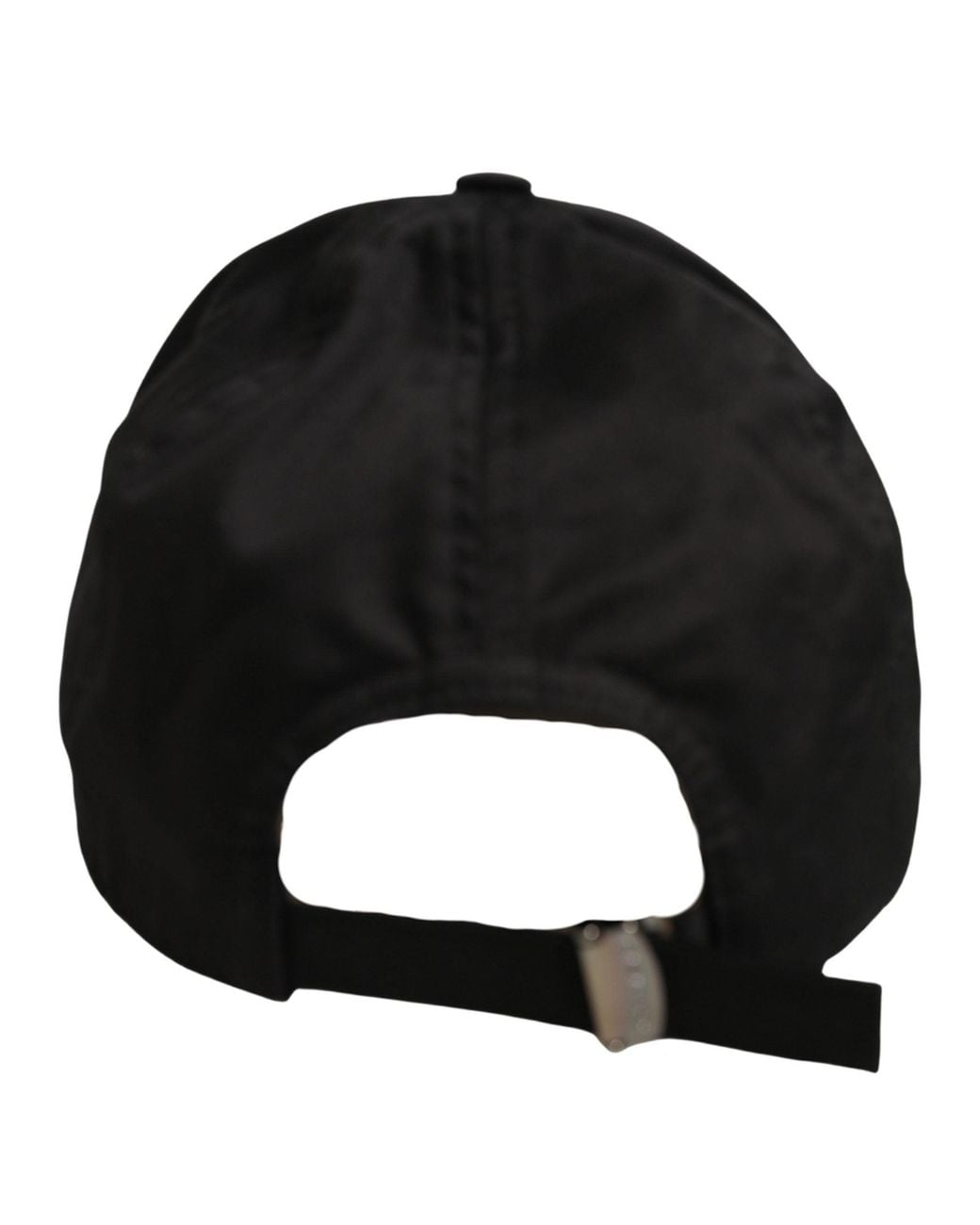 Dolce & Gabbana Black Cotton Baseball Cap 6 Panels Hat Elastane for men