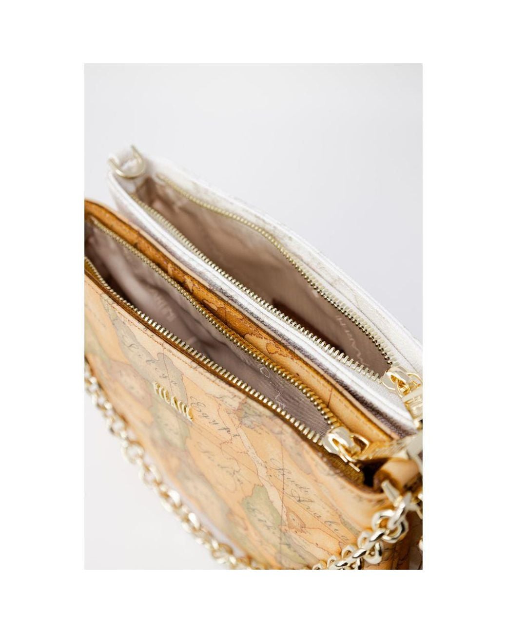 Alviero Martini 1A Classe Natural Beige Leather Handbag