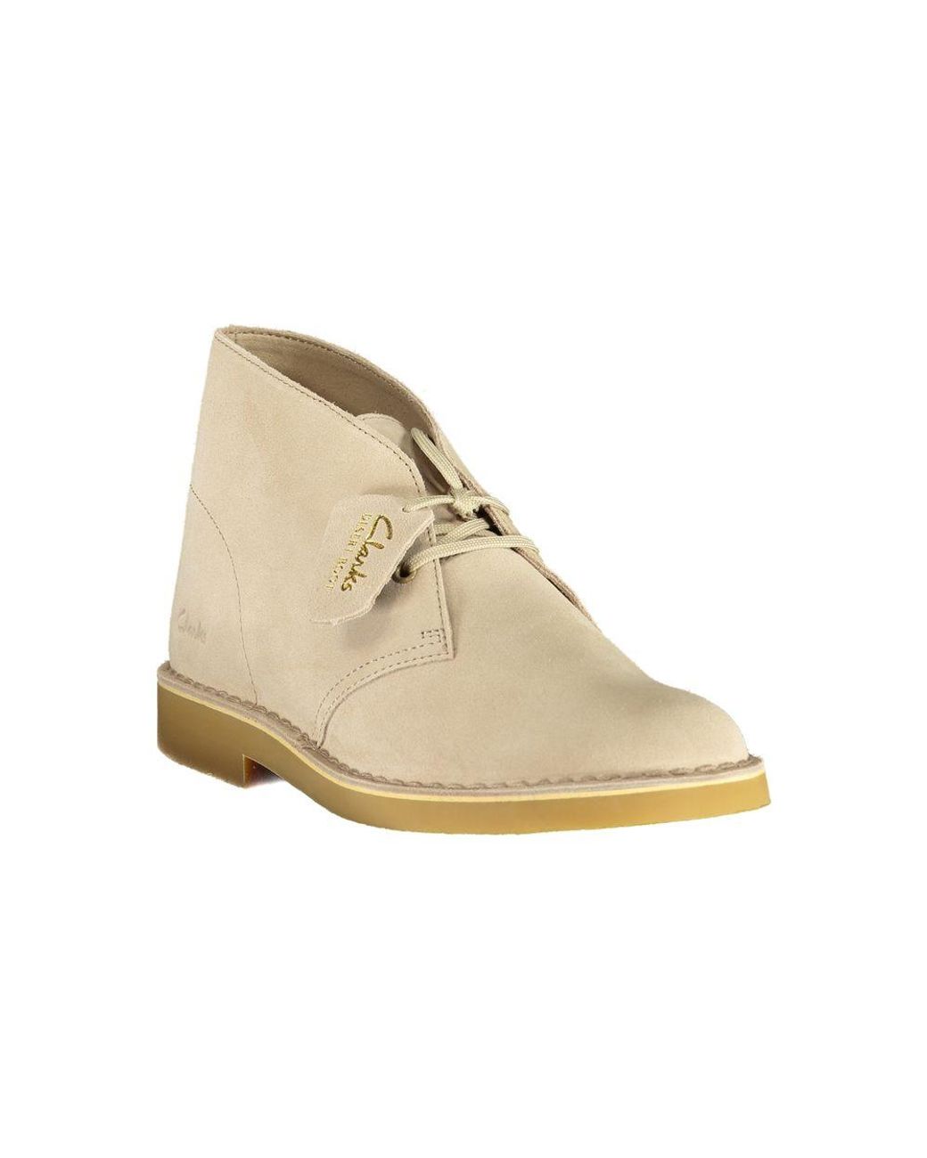 Clarks Natural Beige Suede Men's Boot for men