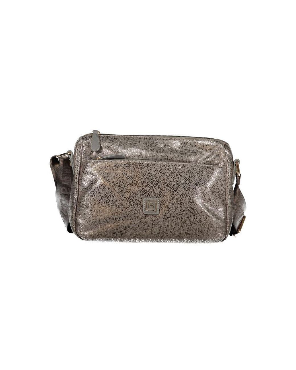 Laura Biagiotti Gray Polyester Handbag
