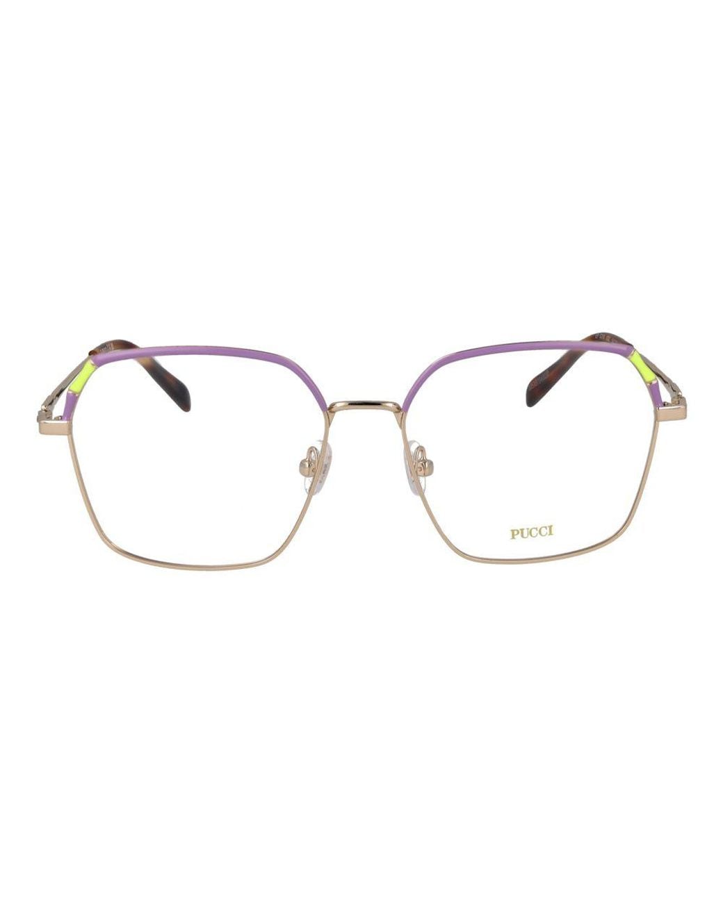 Emilio Pucci Metallic Metal Glasses (Frames)