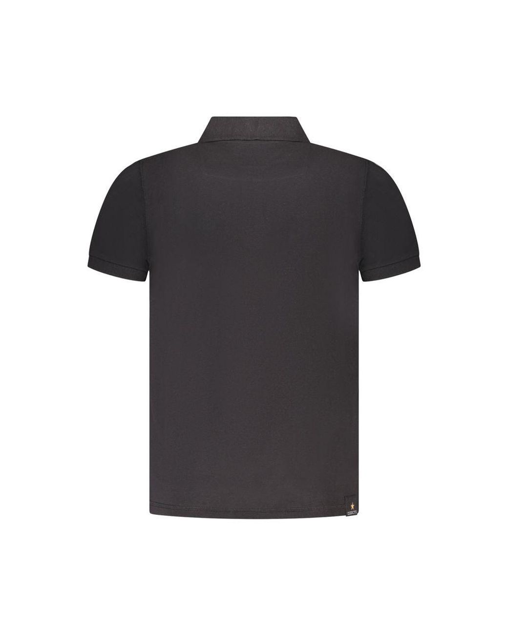 Accademia Militare Black Cotton Polo Shirt for men