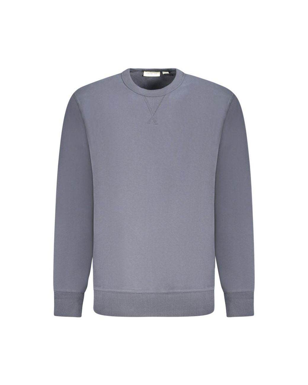 Calvin Klein Blue Cotton Sweater for men