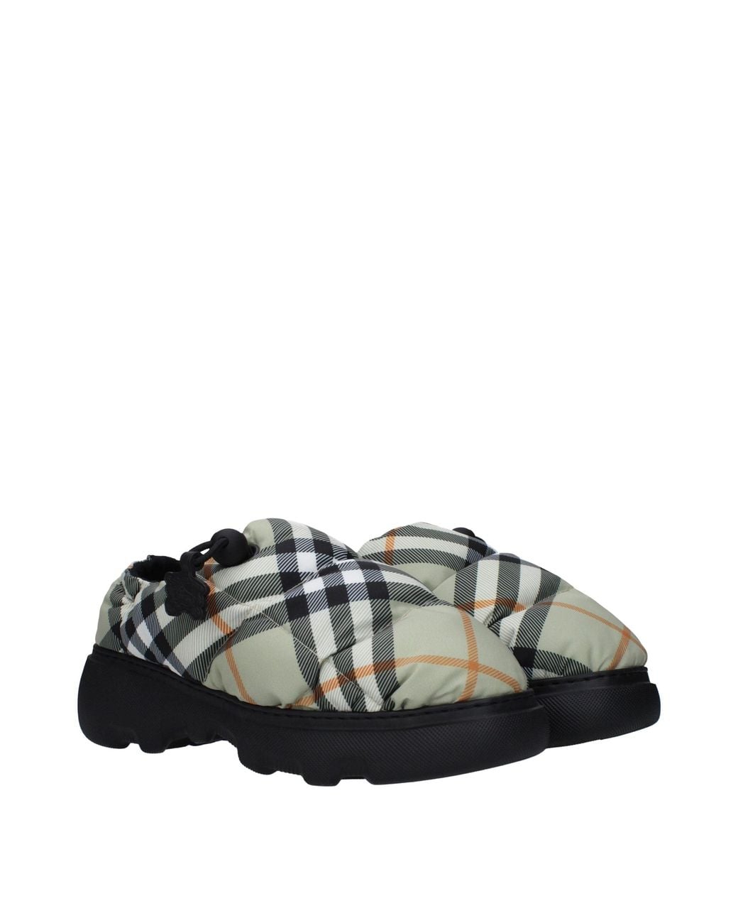 Burberry Black Green Fabric Slip for men