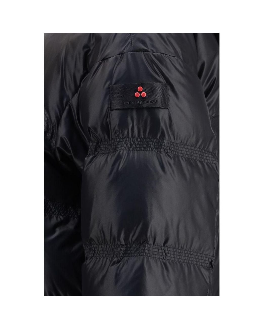 Peuterey Black Polyamide Full-Length Jacket