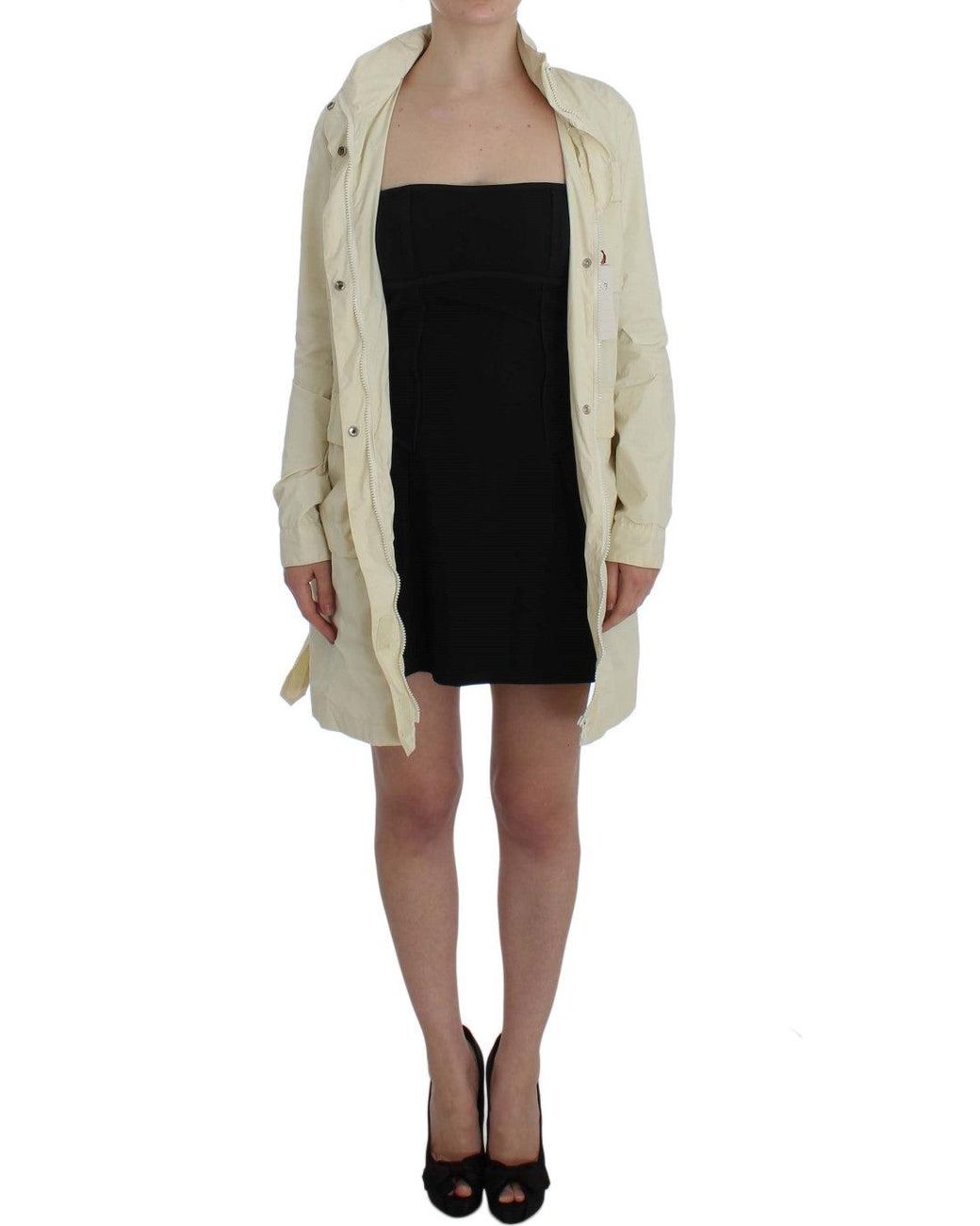 P.A.R.O.S.H. Natural P.A.R.O..H. Weather Proof Trench Jacket Coat