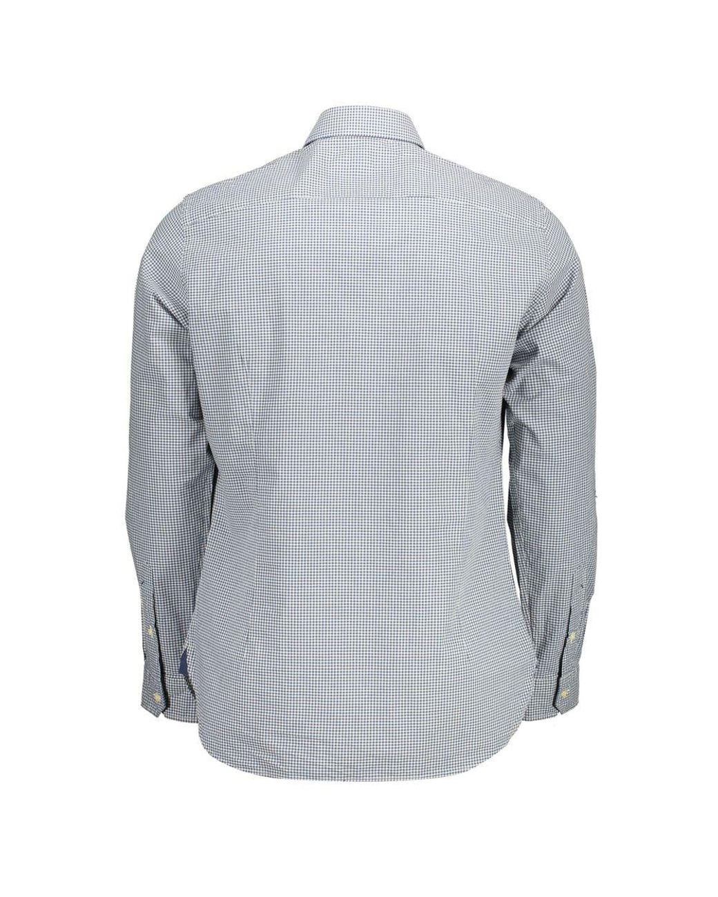 U.S. POLO ASSN. Blue Azzurro Cotton Men's Shirt for men