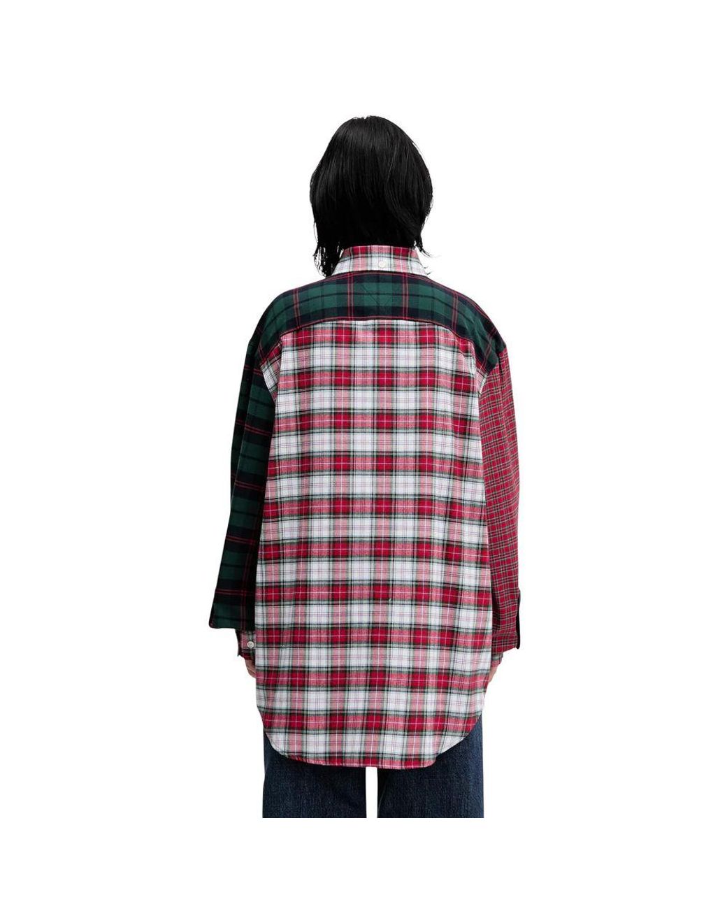 Tommy Hilfiger Red Cotton Longsleeve Shirt