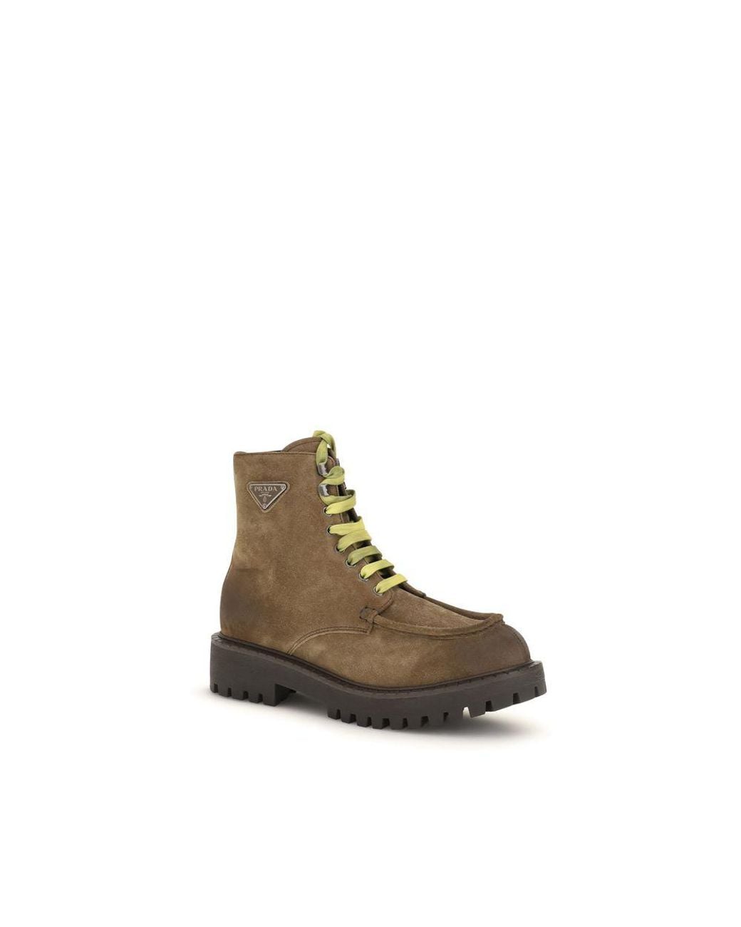 Prada Brown Suede Leather Lace for men