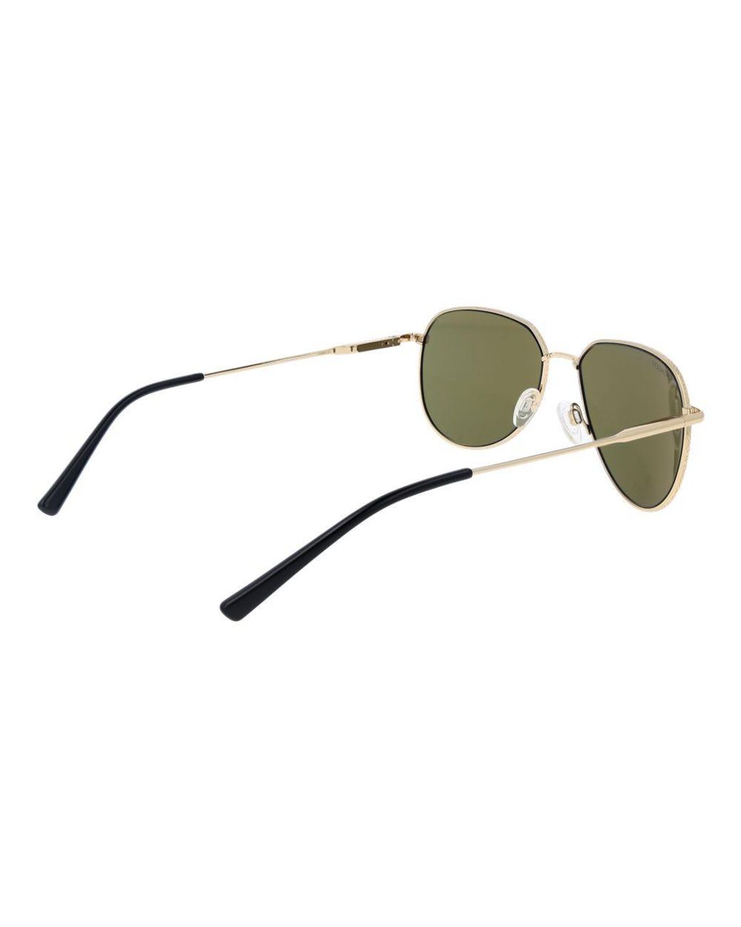 Serengeti Green Gold Plastic Sunglasses
