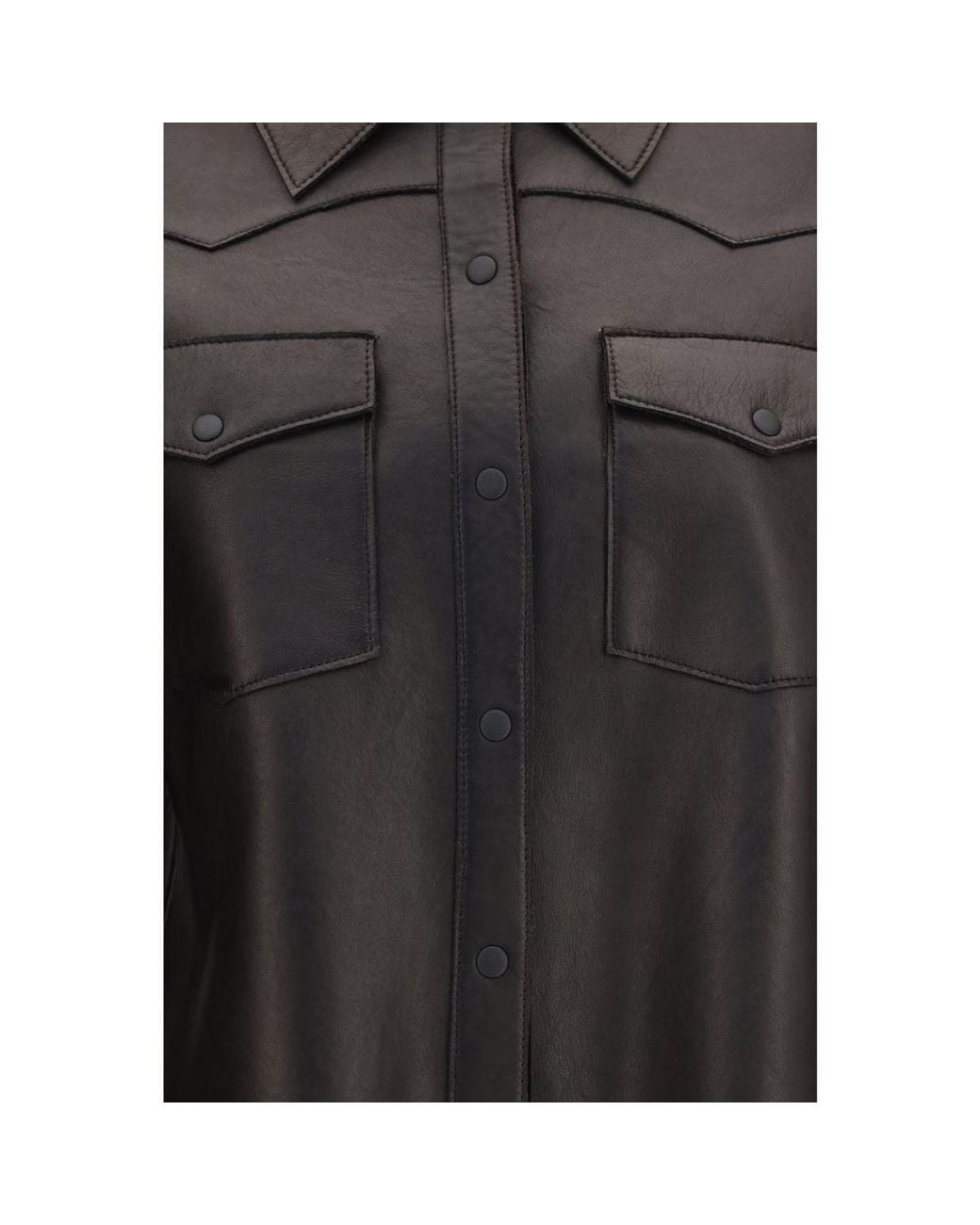 P.A.R.O.S.H. Black Lamb Leather Leather Jacket