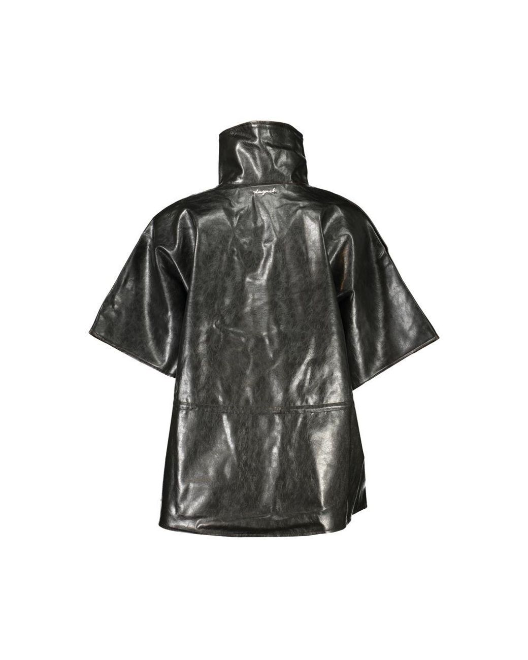 Desigual Black Polyurethane Sweater
