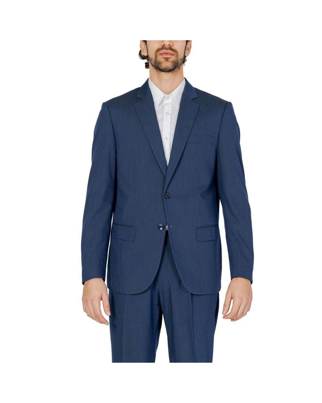 Antony Morato Blue Polyester Blazer for men