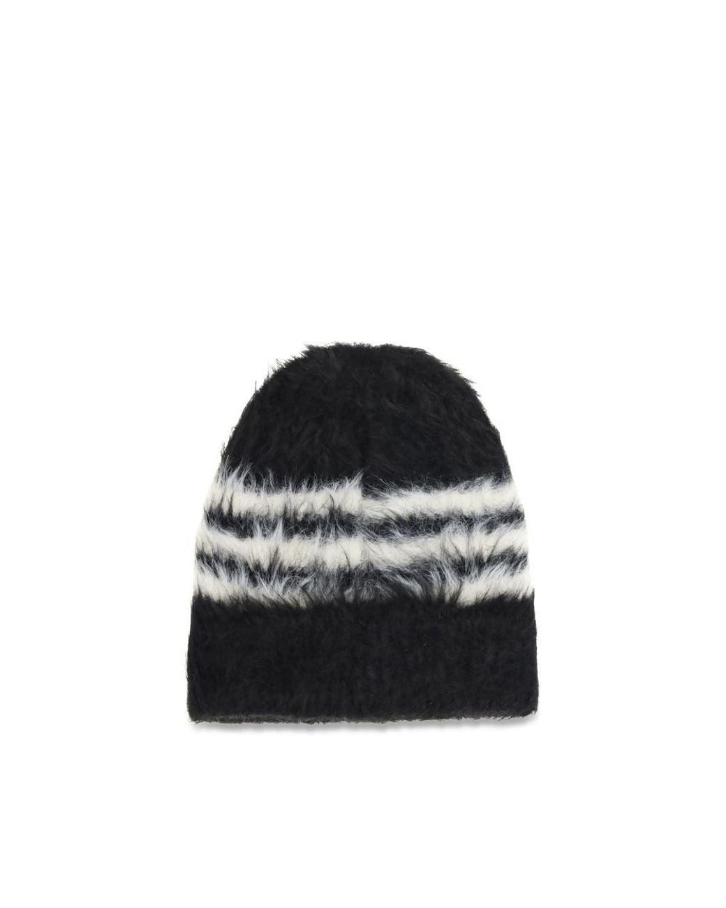 Y-3 Black Recycled Polyamide Beanie - Uni for men