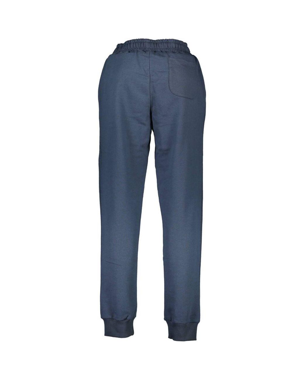 La Martina Blue Cotton Men Sweatpants for men