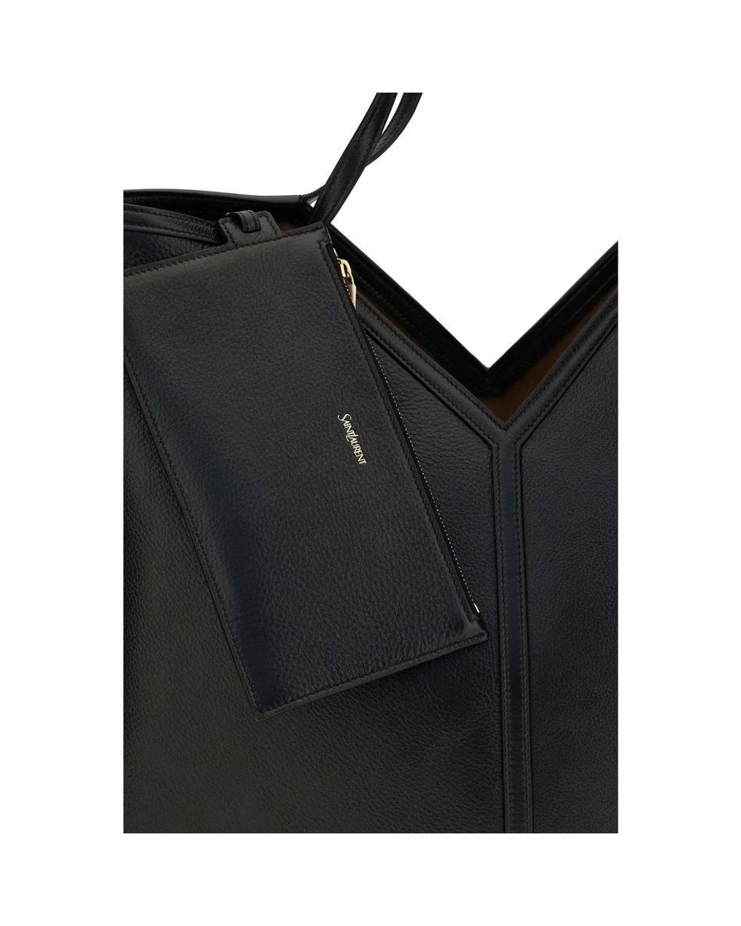 Saint Laurent Black Calf Leather Bos Taurus Shoulder Bag for men