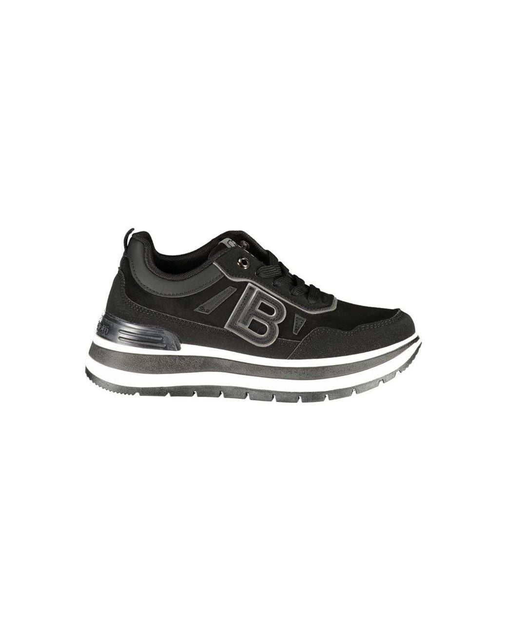 Laura Biagiotti Black Polyurethane 's Sneaker