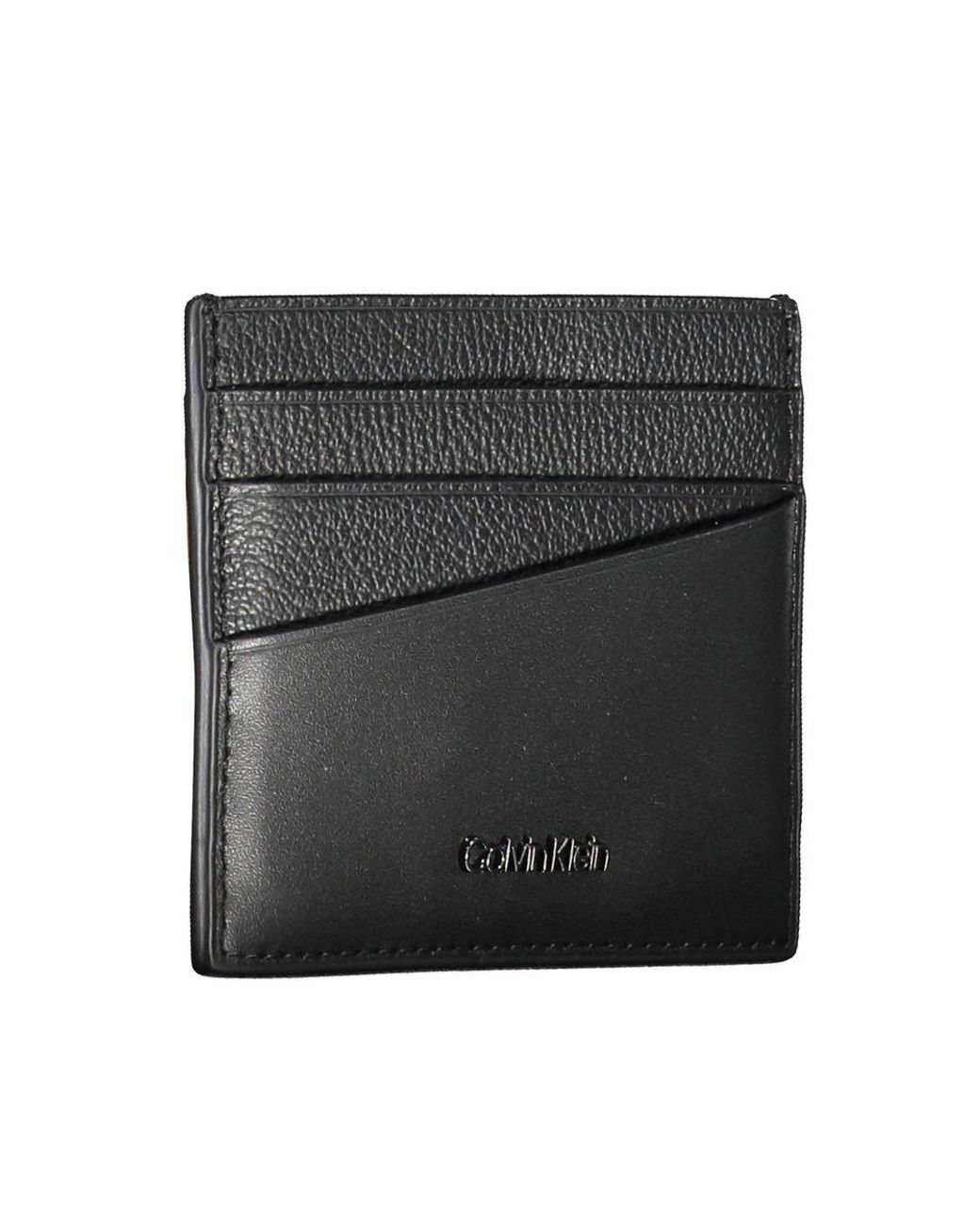 Calvin Klein Gray Leather Wallet for men