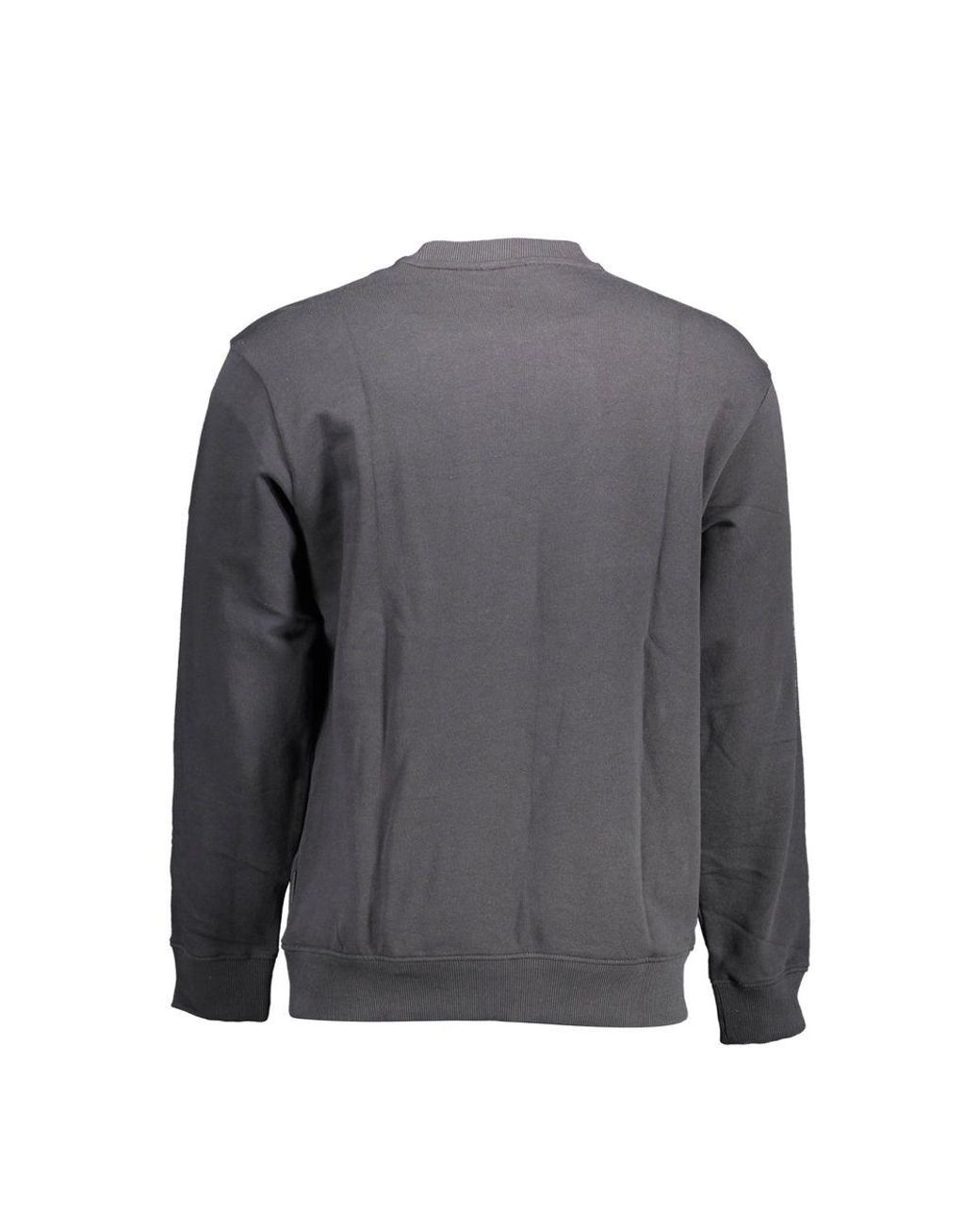 Napapijri Gray Cotton Sweater for men