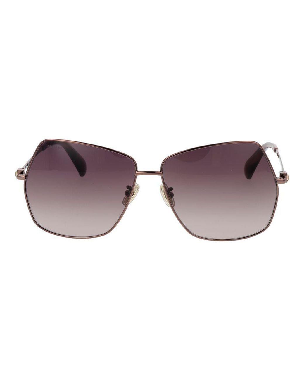 Max Mara Brown Metal Sunglasses