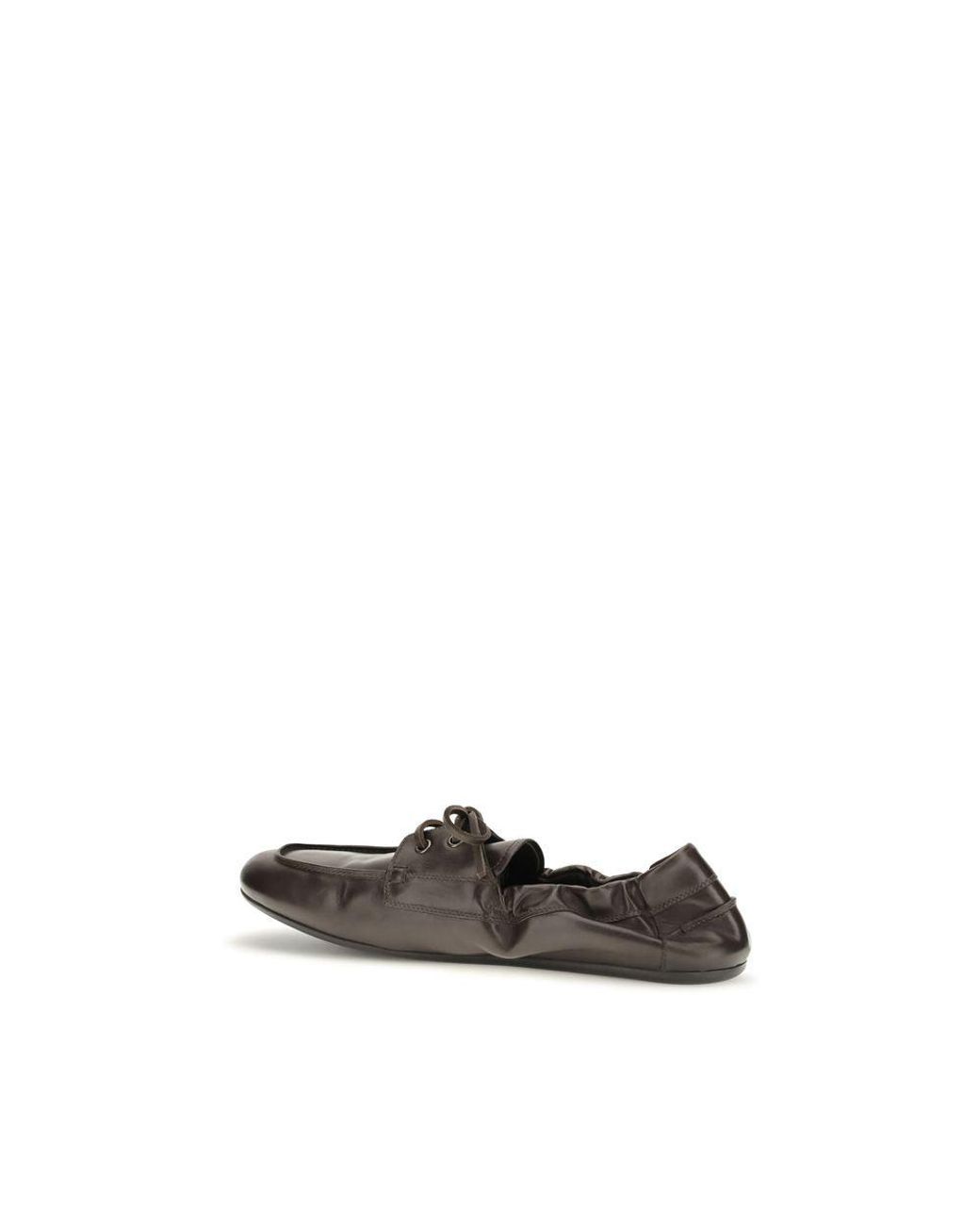 Prada Multicolor Brown Calf Leather Bos Taurus Slip for men