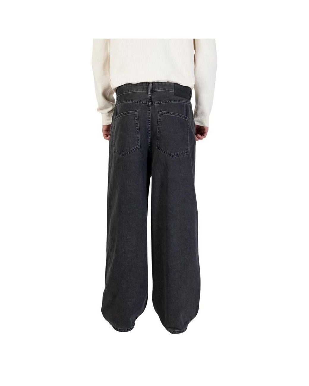 Only & Sons Black Cotton Relaxed Fit Jeans for men