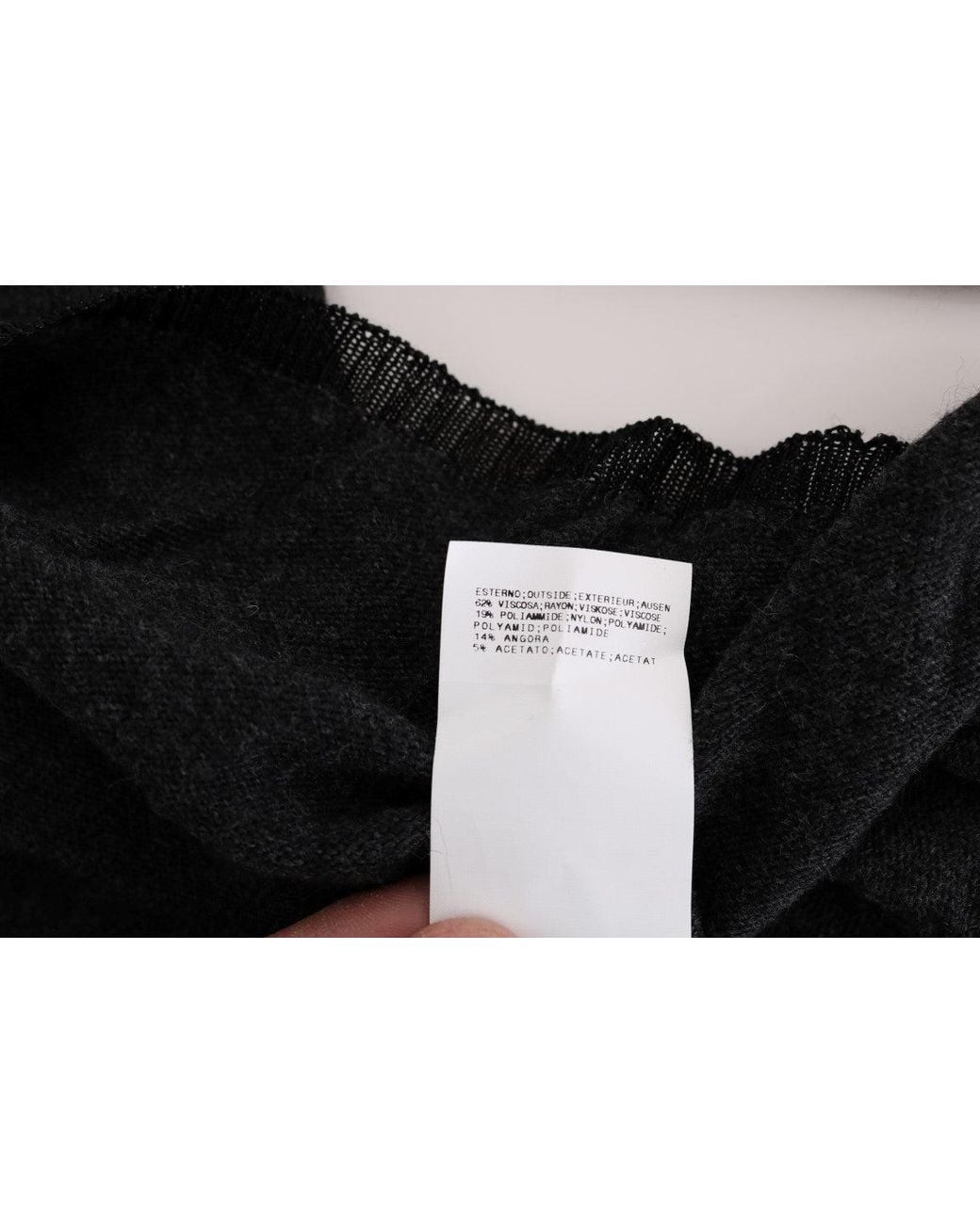 CoSTUME NATIONAL Black Viscose Knitted Sweater