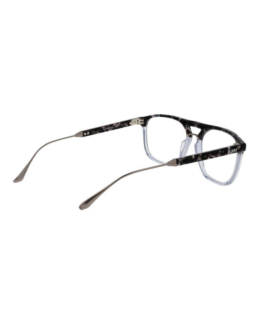 Sandro Brown Gray Acetate & Metal Glasses (frames) for men