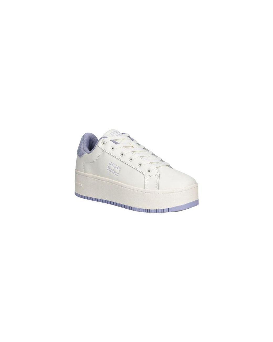 Tommy Hilfiger White Leather Chunky Sneakers