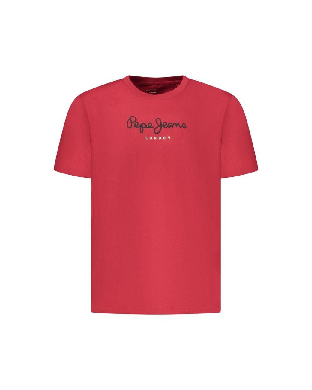 Pepe Jeans Red Cotton Men T for men