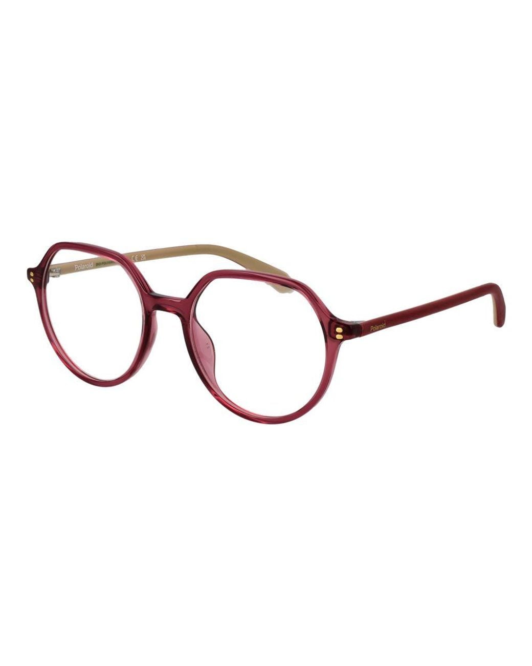 Polaroid Brown Purple Polyamide Glasses (frames)