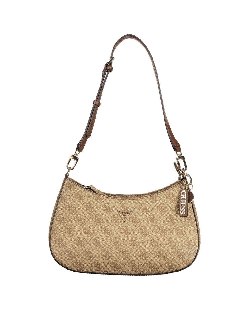 Guess Natural Polyurethane Handbag