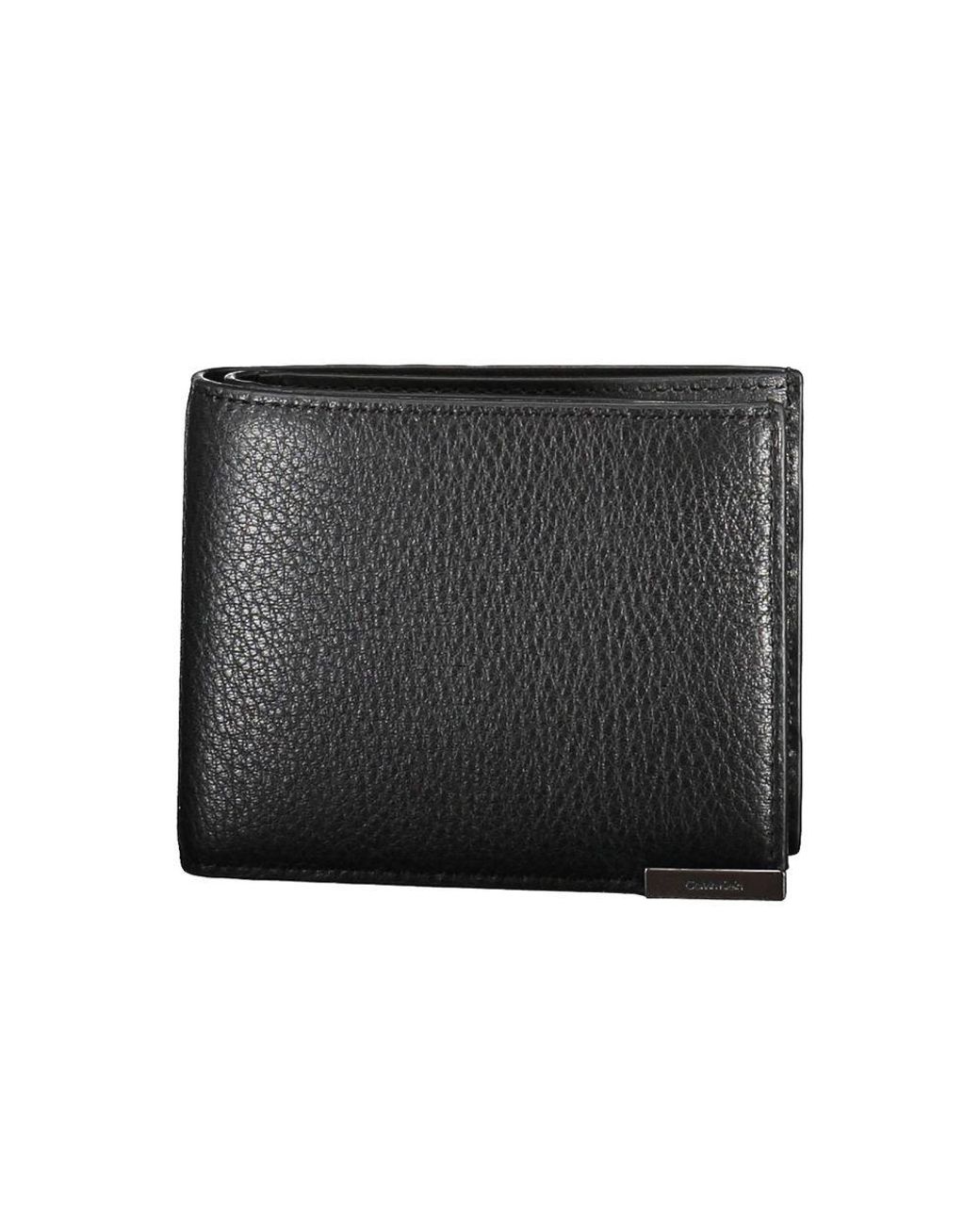 Calvin Klein Black Leather Wallet for men