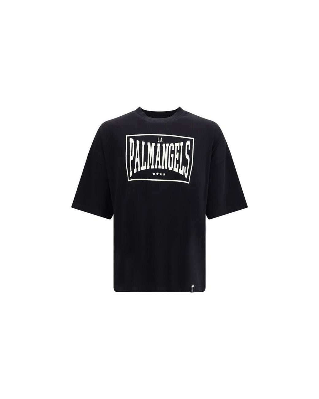 Palm Angels Black Cotton T for men