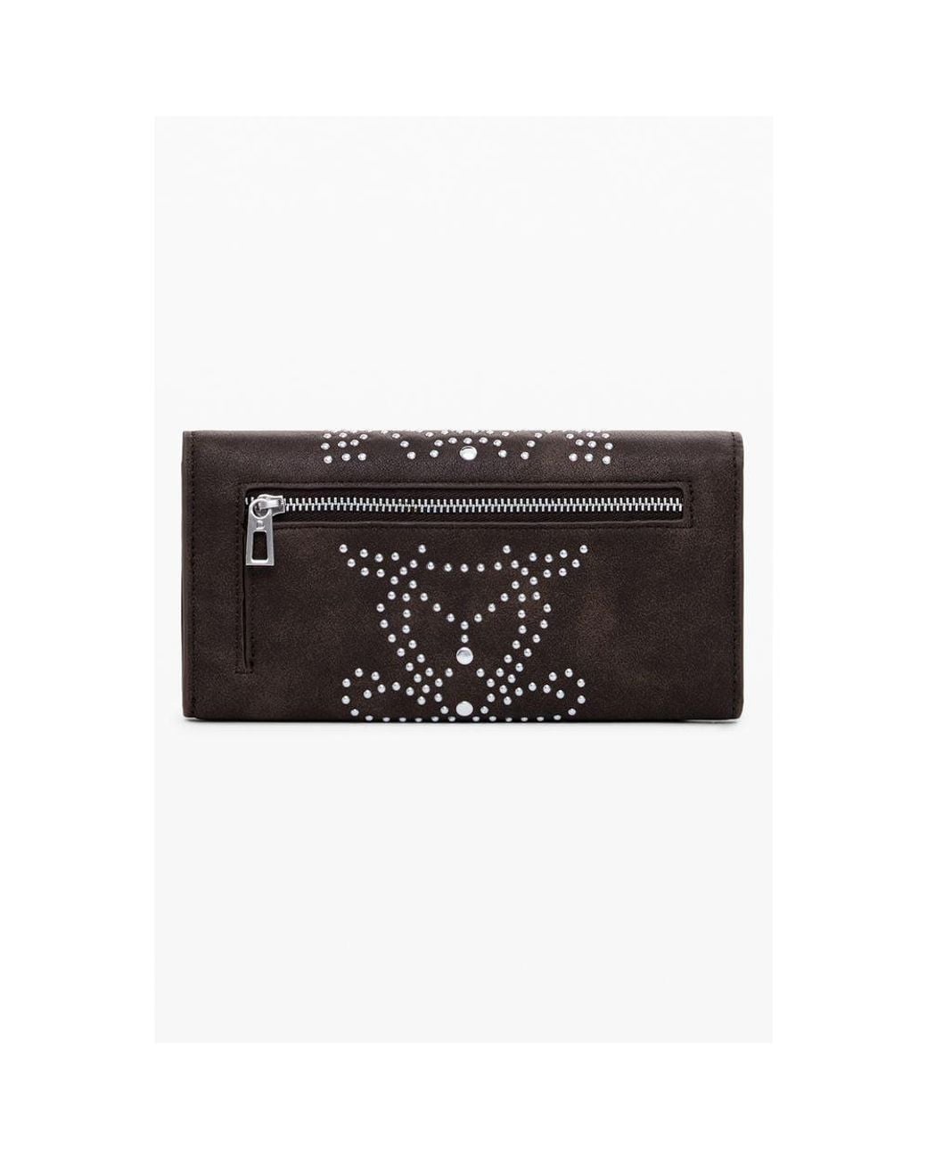 Desigual Black Polyethylene Wallet With Multiple Compartments