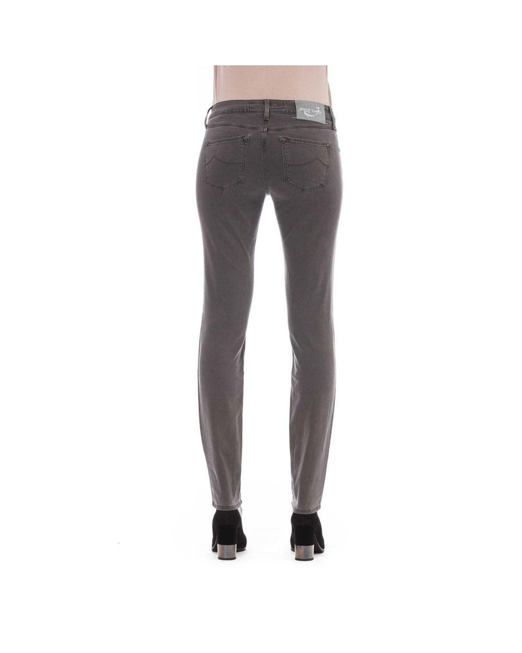 Jacob Cohen Gray Cotton Jeans
