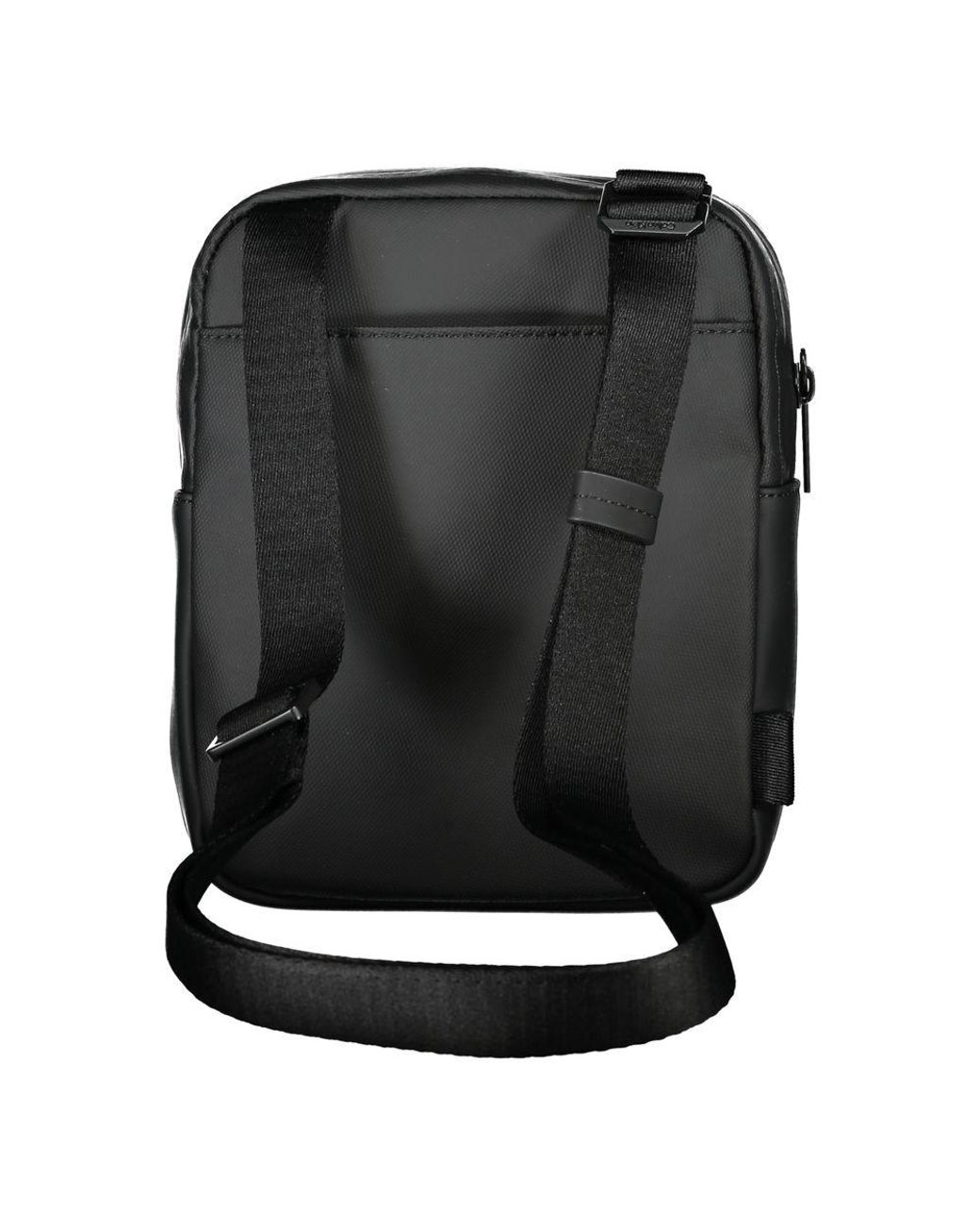 Calvin Klein Black Sleek Recycled Polyester Shoulder Bag for men
