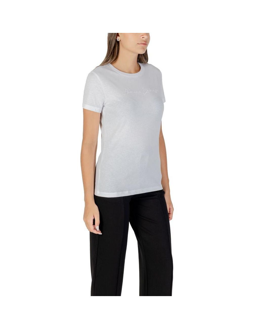 ARMANI EXCHANGE Blue Cotton T-Shirt