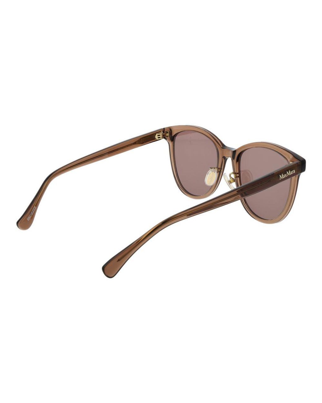 Max Mara Brown Acetate Sunglasses