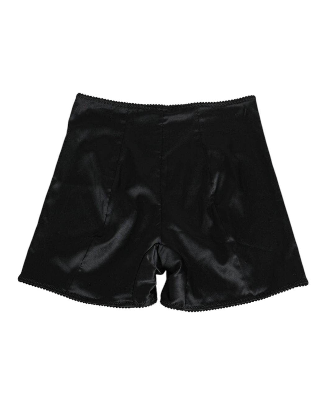 Dolce & Gabbana Black Silk Stretch Slip Cycling Underwear