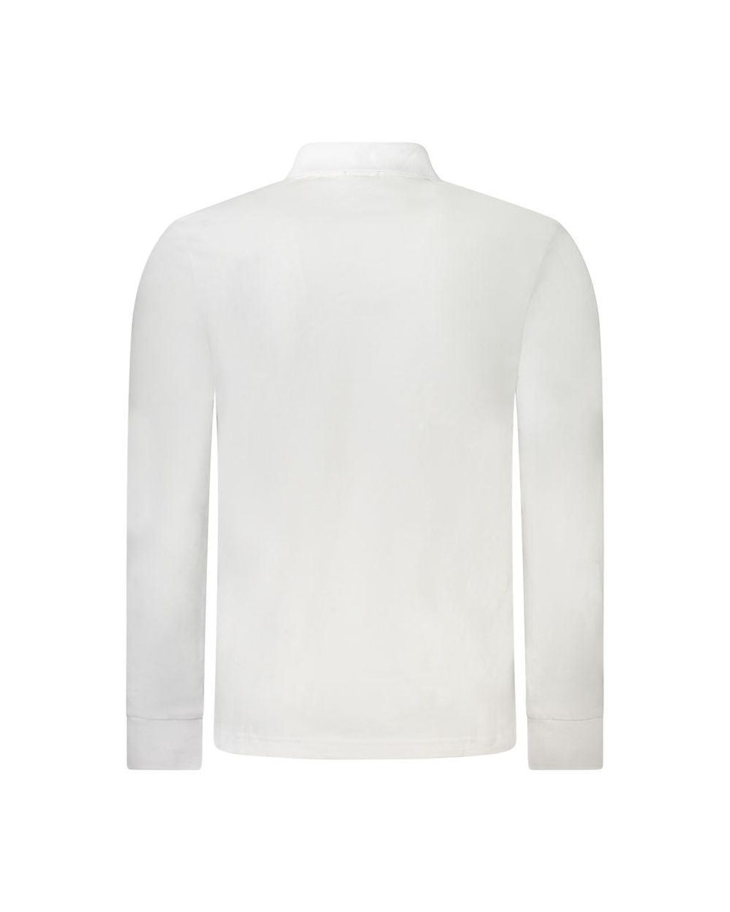 Boss White Cotton Polo Shirt for men