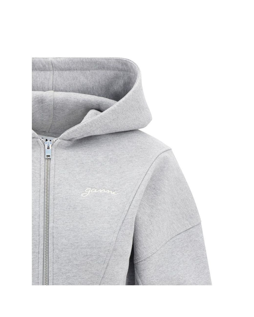 トップス GANNI OVERSIZED ZIP HOODIE adam et rope ADAM ET ROPÉ FEMME(アダム エ ロペ ファム) (GANNI)通販｜J